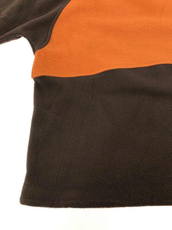 【現状渡し品】【メンズ】 OAKLEY オークリー HALF ZIP FLEECE PULLOVER ハーフジップ フリース プルオーバー アウター 146-260912-na-16-tagh サイズ：サイズ不明 下記参照 カラー：オレンジ/ブラウン 万代Net店