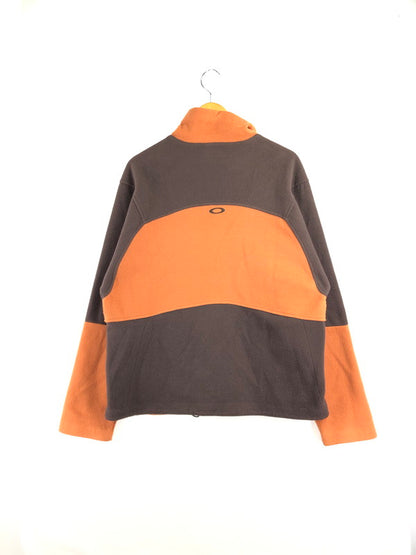 【現状渡し品】【メンズ】 OAKLEY オークリー HALF ZIP FLEECE PULLOVER ハーフジップ フリース プルオーバー アウター 146-260912-na-16-tagh サイズ：サイズ不明 下記参照 カラー：オレンジ/ブラウン 万代Net店