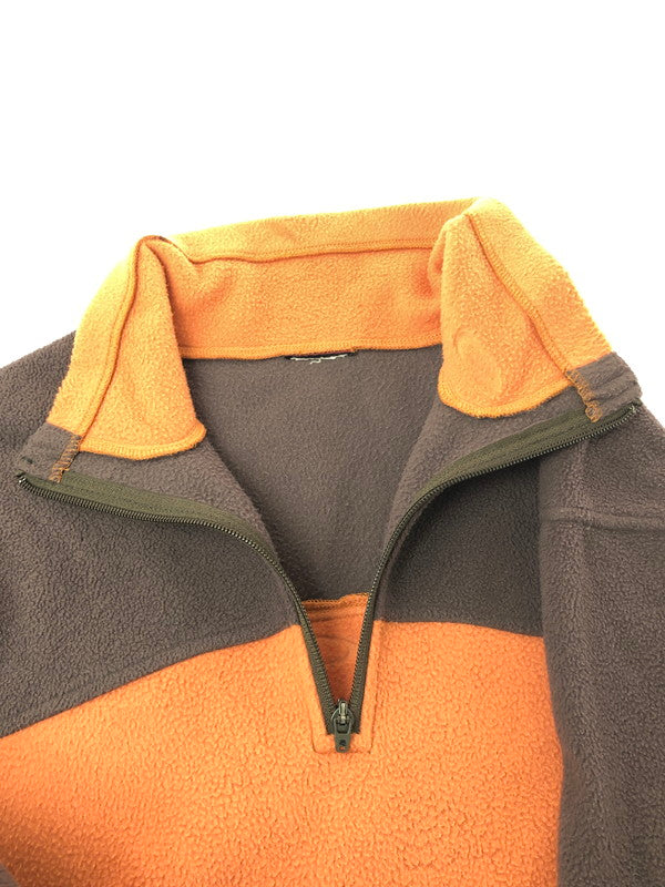 【現状渡し品】【メンズ】 OAKLEY オークリー HALF ZIP FLEECE PULLOVER ハーフジップ フリース プルオーバー アウター 146-260912-na-16-tagh サイズ：サイズ不明 下記参照 カラー：オレンジ/ブラウン 万代Net店