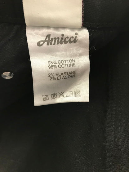 【中古品】【メンズ】 AMICCI アミッチ GERAGIO BLACK DENIM JEAN ジェラージオ ブラック デニム ジーンズ ジーパン ボトムス 153-260918-rt-09-tagh サイズ：32 カラー：ブラック 万代Net店