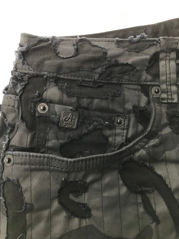 【中古品】【メンズ】 AMICCI アミッチ GERAGIO BLACK DENIM JEAN ジェラージオ ブラック デニム ジーンズ ジーパン ボトムス 153-260918-rt-09-tagh サイズ：32 カラー：ブラック 万代Net店