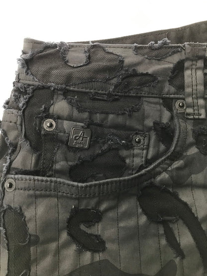 【中古品】【メンズ】 AMICCI アミッチ GERAGIO BLACK DENIM JEAN ジェラージオ ブラック デニム ジーンズ ジーパン ボトムス 153-260918-rt-09-tagh サイズ：32 カラー：ブラック 万代Net店