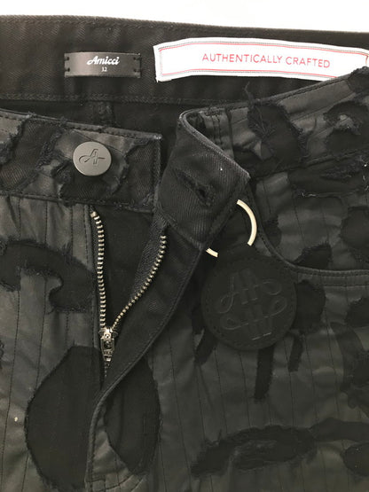 【中古品】【メンズ】 AMICCI アミッチ GERAGIO BLACK DENIM JEAN ジェラージオ ブラック デニム ジーンズ ジーパン ボトムス 153-260918-rt-09-tagh サイズ：32 カラー：ブラック 万代Net店