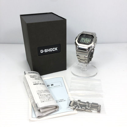 【中古品】【メンズ】 G-SHOCK ジーショック GMW-B5000 FULL METAL DIGITAL SOLAR WATCH デジタル ソーラー 腕時計 196-260912-rt-11-tagh カラー：シルバー 万代Net店