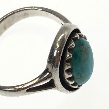 【現状渡し品】【メンズ】 USED ユーズド STARLING TURQUOISE RING スターリング ターコイズ リング 指輪 アクセサリー 191-260911-rt-04-tagh カラー：シルバー 万代Net店