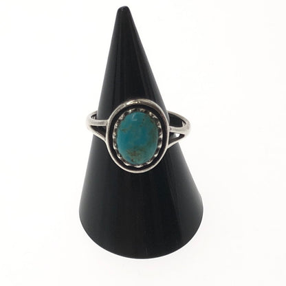 【現状渡し品】【メンズ】 USED ユーズド STARLING TURQUOISE RING スターリング ターコイズ リング 指輪 アクセサリー 191-260911-rt-04-tagh カラー：シルバー 万代Net店