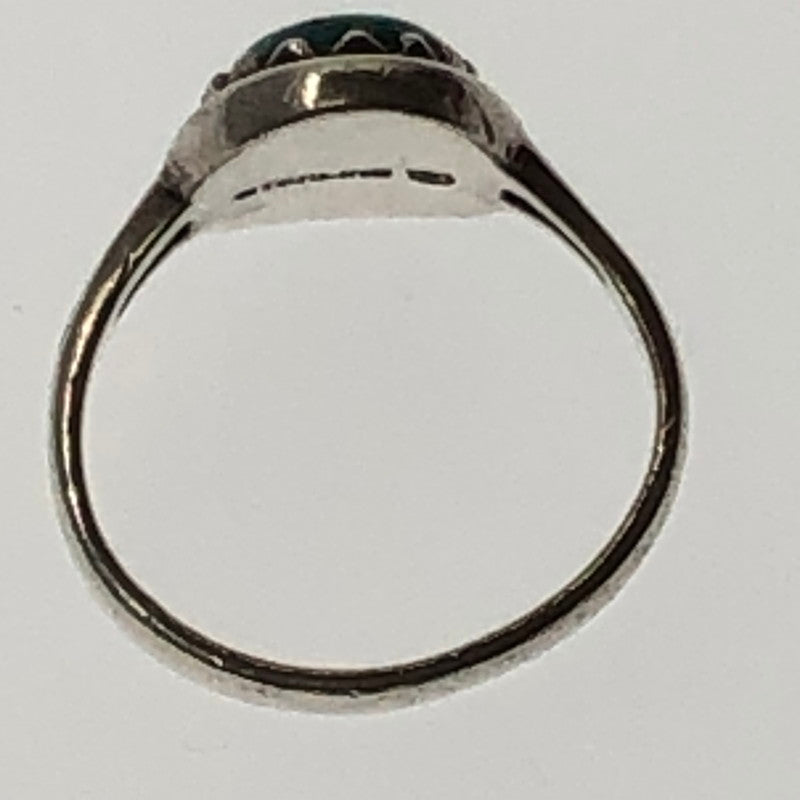 【現状渡し品】【メンズ】 USED ユーズド STARLING TURQUOISE RING スターリング ターコイズ リング 指輪 アクセサリー 191-260911-rt-04-tagh カラー：シルバー 万代Net店