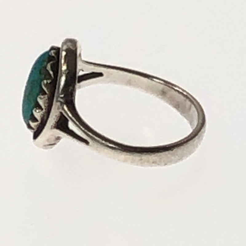 【現状渡し品】【メンズ】 USED ユーズド STARLING TURQUOISE RING スターリング ターコイズ リング 指輪 アクセサリー 191-260911-rt-04-tagh カラー：シルバー 万代Net店