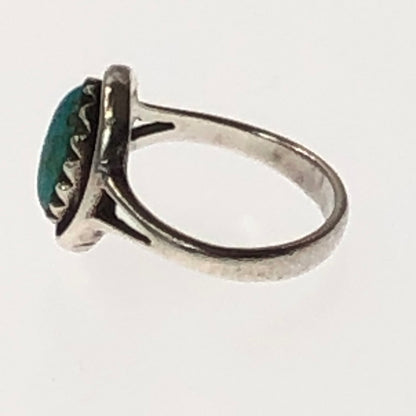 【現状渡し品】【メンズ】 USED ユーズド STARLING TURQUOISE RING スターリング ターコイズ リング 指輪 アクセサリー 191-260911-rt-04-tagh カラー：シルバー 万代Net店
