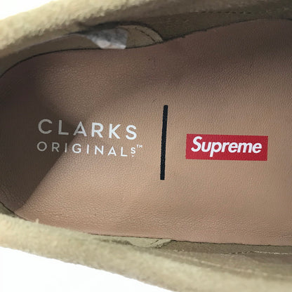 【中古美品】【メンズ】 SUPREME シュプリーム × CLARKS クラークス WALLABEE ワラビー ブーツ 靴 164-260914-na-09-tagh サイズ：US 8 カラー：MAPLE 万代Net店