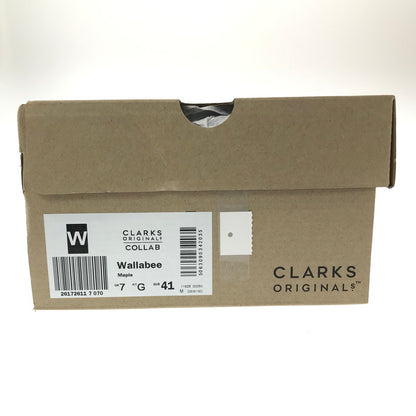 【中古美品】【メンズ】 SUPREME シュプリーム × CLARKS クラークス WALLABEE ワラビー ブーツ 靴 164-260914-na-09-tagh サイズ：US 8 カラー：MAPLE 万代Net店