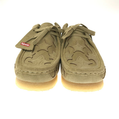 【中古美品】【メンズ】 SUPREME シュプリーム × CLARKS クラークス WALLABEE ワラビー ブーツ 靴 164-260914-na-09-tagh サイズ：US 8 カラー：MAPLE 万代Net店