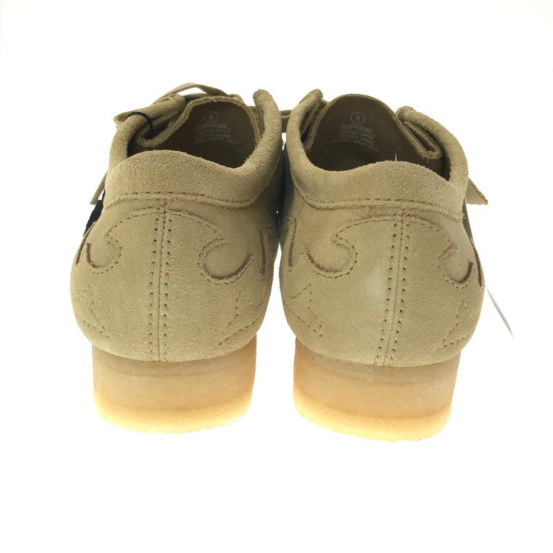 【中古美品】【メンズ】 SUPREME シュプリーム × CLARKS クラークス WALLABEE ワラビー ブーツ 靴 164-260914-na-09-tagh サイズ：US 8 カラー：MAPLE 万代Net店