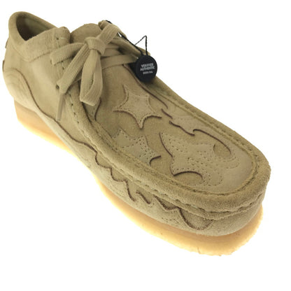 【中古美品】【メンズ】 SUPREME シュプリーム × CLARKS クラークス WALLABEE ワラビー ブーツ 靴 164-260914-na-09-tagh サイズ：US 8 カラー：MAPLE 万代Net店