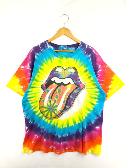 【中古品】【メンズ】 LIQUID BLUE リキッドブルー 90'S ROLLING STONE TIE DYE S/S TEE 90年代 ローリング ストーン タイダイ Tシャツ 半袖Tシャツ 146-260912-na-21-tagh サイズ：XL カラー：マルチカラー 万代Net店