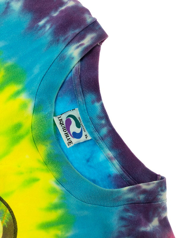 【中古品】【メンズ】 LIQUID BLUE リキッドブルー 90'S ROLLING STONE TIE DYE S/S TEE 90年代 ローリング ストーン タイダイ Tシャツ 半袖Tシャツ 146-260912-na-21-tagh サイズ：XL カラー：マルチカラー 万代Net店