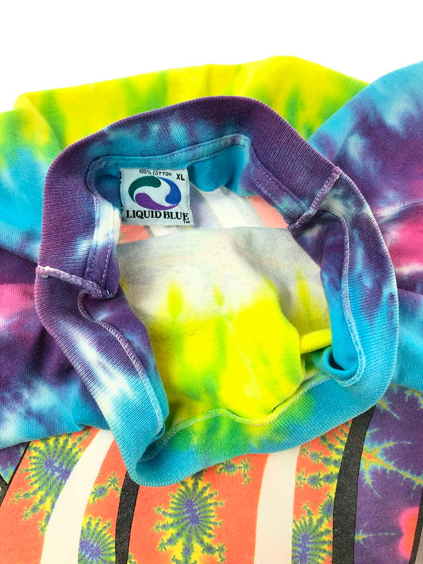 【中古品】【メンズ】 LIQUID BLUE リキッドブルー 90'S ROLLING STONE TIE DYE S/S TEE 90年代 ローリング ストーン タイダイ Tシャツ 半袖Tシャツ 146-260912-na-21-tagh サイズ：XL カラー：マルチカラー 万代Net店