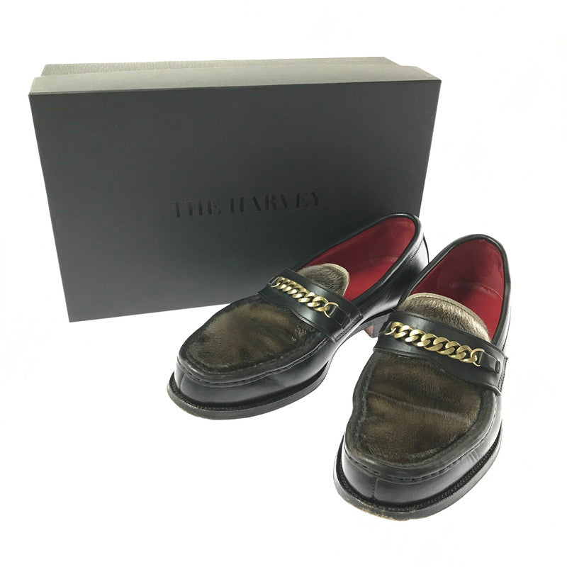 【中古品】【メンズ】 THE HARVEY ザ ハーヴィー ×RARE OF THE LOOM レア オブ ザ ループ LOAFER HV313-620-L ローファー 靴 164-260909-na-10-tagh サイズ：39 カラー：BLACK CHROMEXCEL 万代Net店