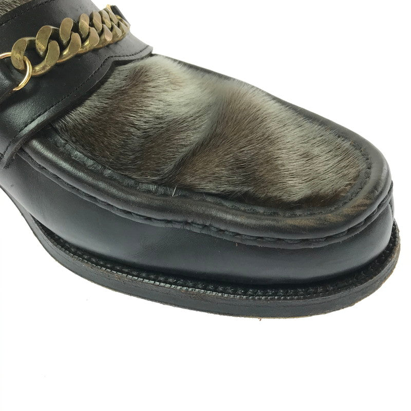 【中古品】【メンズ】 THE HARVEY ザ ハーヴィー ×RARE OF THE LOOM レア オブ ザ ループ LOAFER HV313-620-L ローファー 靴 164-260909-na-10-tagh サイズ：39 カラー：BLACK CHROMEXCEL 万代Net店