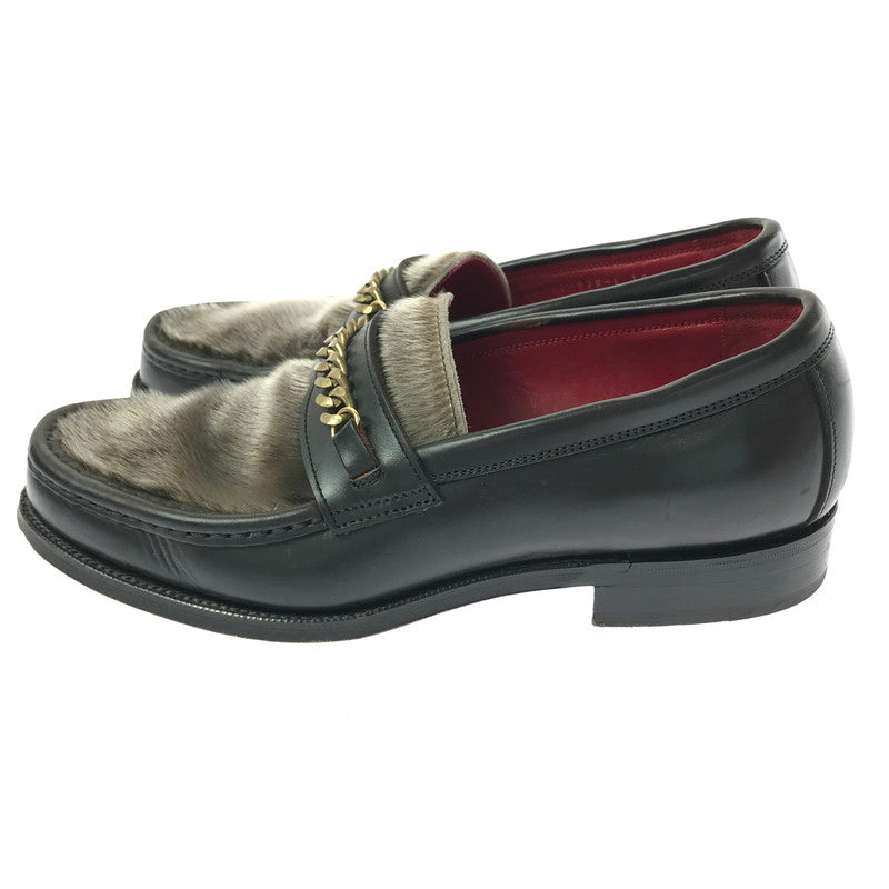 【中古品】【メンズ】 THE HARVEY ザ ハーヴィー ×RARE OF THE LOOM レア オブ ザ ループ LOAFER HV313-620-L ローファー 靴 164-260909-na-10-tagh サイズ：39 カラー：BLACK CHROMEXCEL 万代Net店