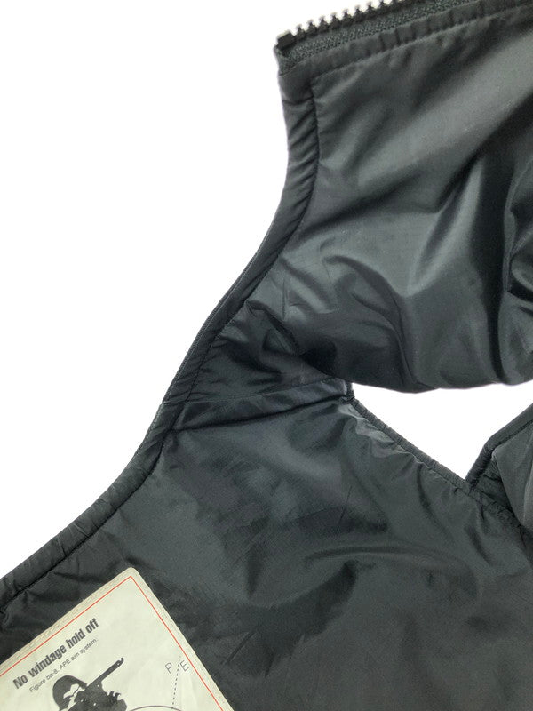 【中古品】【メンズ】 A BATHING APE アベイシングエイプ MILITARY VEST 001GDH301041X ミリタリー ベスト 142-260912-na-30-tagh サイズ：L カラー：ブラック 万代Net店