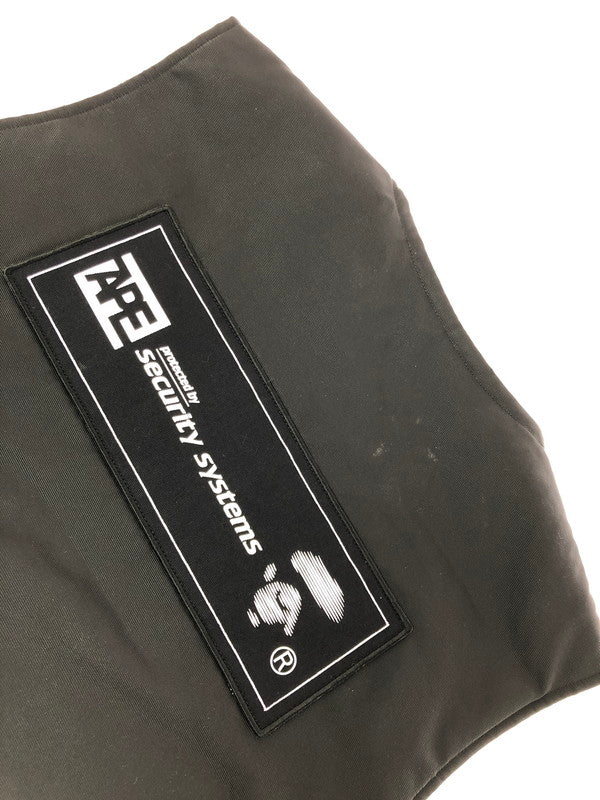 【中古品】【メンズ】 A BATHING APE アベイシングエイプ MILITARY VEST 001GDH301041X ミリタリー ベスト 142-260912-na-30-tagh サイズ：L カラー：ブラック 万代Net店