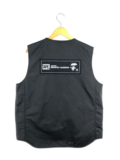【中古品】【メンズ】 A BATHING APE アベイシングエイプ MILITARY VEST 001GDH301041X ミリタリー ベスト 142-260912-na-30-tagh サイズ：L カラー：ブラック 万代Net店