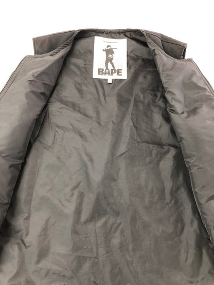 【中古品】【メンズ】 A BATHING APE アベイシングエイプ MILITARY VEST 001GDH301041X ミリタリー ベスト 142-260912-na-30-tagh サイズ：L カラー：ブラック 万代Net店