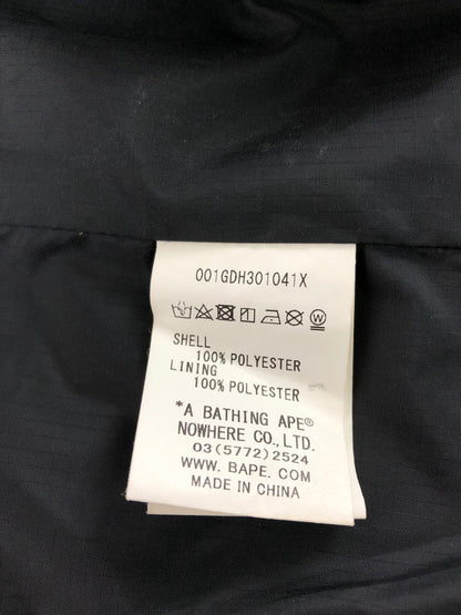 【中古品】【メンズ】 A BATHING APE アベイシングエイプ MILITARY VEST 001GDH301041X ミリタリー ベスト 142-260912-na-30-tagh サイズ：L カラー：ブラック 万代Net店