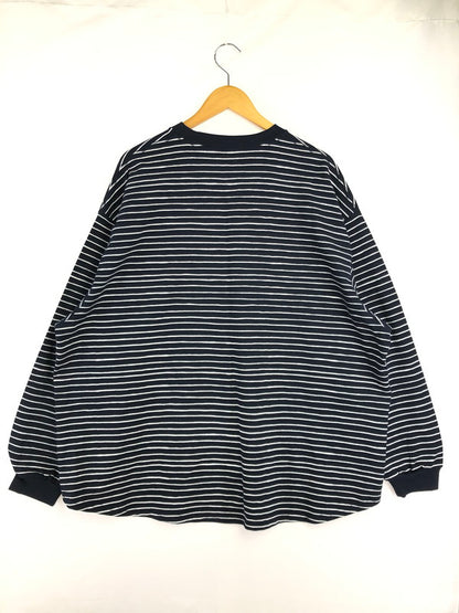 【中古品】【メンズ】 SEE SEE シーシー × YES GOOD MARKET イエスグッドマーケット× S.F.C MARINE STRIPE SUPER BIG LS TEE マリン ストライプ スーパー ビッグ Tシャツ 長袖Tシャツ カットソー 142-260912-na-24-tagh サイズ：L カラー：ネイビー 万代Net店