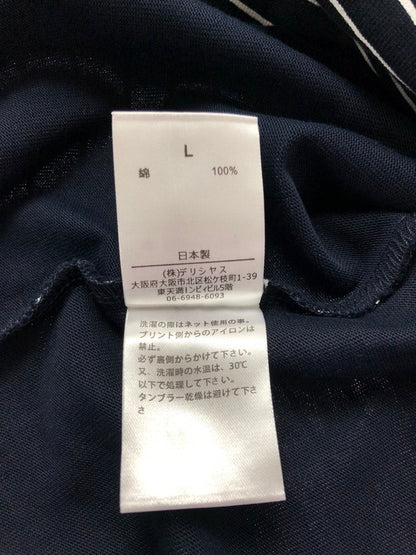 【中古品】【メンズ】 SEE SEE シーシー × YES GOOD MARKET イエスグッドマーケット× S.F.C MARINE STRIPE SUPER BIG LS TEE マリン ストライプ スーパー ビッグ Tシャツ 長袖Tシャツ カットソー 142-260912-na-24-tagh サイズ：L カラー：ネイビー 万代Net店