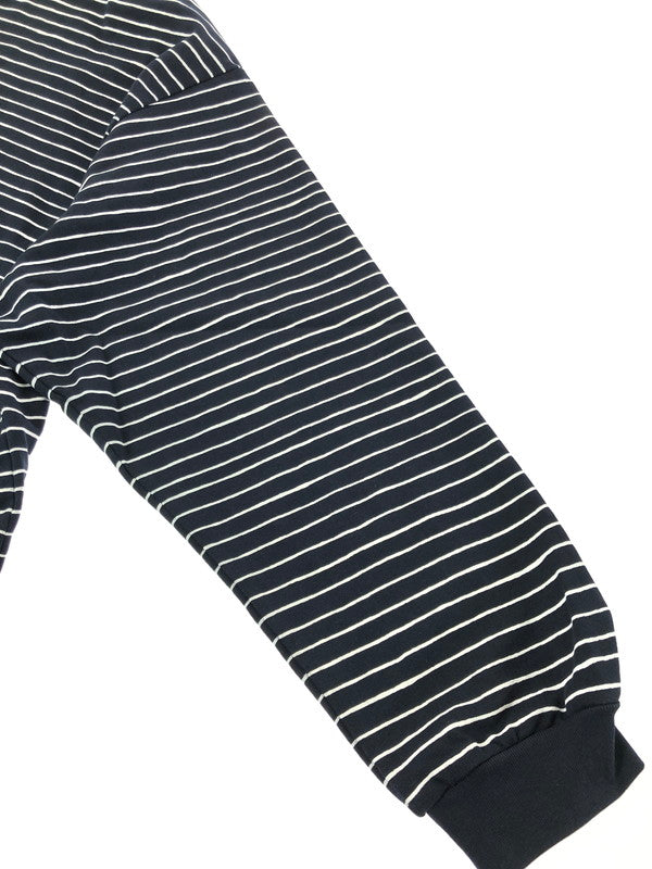 【中古品】【メンズ】 SEE SEE シーシー × YES GOOD MARKET イエスグッドマーケット× S.F.C MARINE STRIPE SUPER BIG LS TEE マリン ストライプ スーパー ビッグ Tシャツ 長袖Tシャツ カットソー 142-260912-na-24-tagh サイズ：L カラー：ネイビー 万代Net店