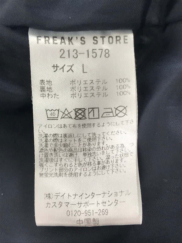 【中古品】【メンズ】 KEBOZ ケボズ ×FREAK'S STORE フリークスストア COACH TRACK JACKET 213-1578 コーチ トラックジャケット ライトアウター 142-260912-na-33-tagh サイズ：L カラー：ネイビー 万代Net店