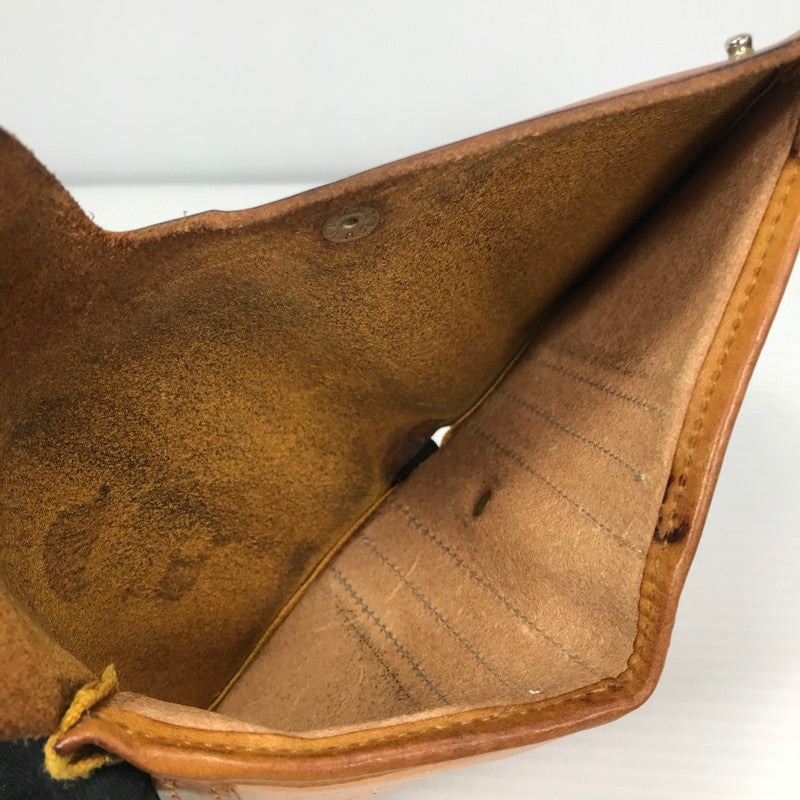 【中古品】【メンズ】 BEERBELLY ビアベリー SMALL ROUND WALLET スモール ラウンド ウォレット 二つ折り財布 200-260915-ki-10-tagh カラー：BROWN 万代Net店