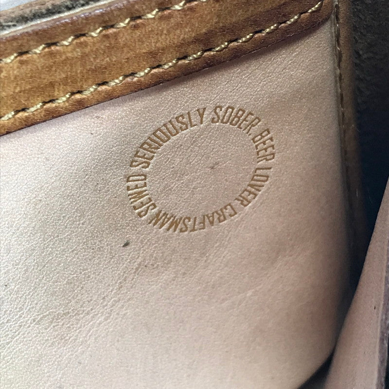 【中古品】【メンズ】 BEERBELLY ビアベリー SMALL ROUND WALLET スモール ラウンド ウォレット 二つ折り財布 200-260915-ki-10-tagh カラー：BROWN 万代Net店