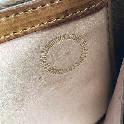【中古品】【メンズ】 BEERBELLY ビアベリー SMALL ROUND WALLET スモール ラウンド ウォレット 二つ折り財布 200-260915-ki-10-tagh カラー：BROWN 万代Net店