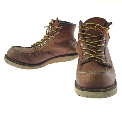 【現状渡し品】【メンズ】 RED WING レッドウィング 00's IRISH SETTER 6-INCH MOC BROWN 8131 2000年代 アイリッシュ セッター 6インチ モック ブーツ 靴 164-260923-rt-30-tagh サイズ：US7 1/2 カラー：ブラウン 万代Net店
