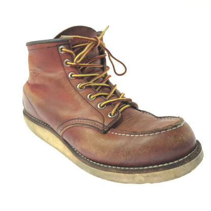 【現状渡し品】【メンズ】 RED WING レッドウィング 00's IRISH SETTER 6-INCH MOC BROWN 8131 2000年代 アイリッシュ セッター 6インチ モック ブーツ 靴 164-260923-rt-30-tagh サイズ：US7 1/2 カラー：ブラウン 万代Net店