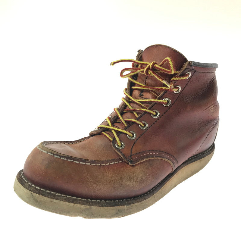 【現状渡し品】【メンズ】 RED WING レッドウィング 00's IRISH SETTER 6-INCH MOC BROWN 8131 2000年代 アイリッシュ セッター 6インチ モック ブーツ 靴 164-260923-rt-30-tagh サイズ：US7 1/2 カラー：ブラウン 万代Net店