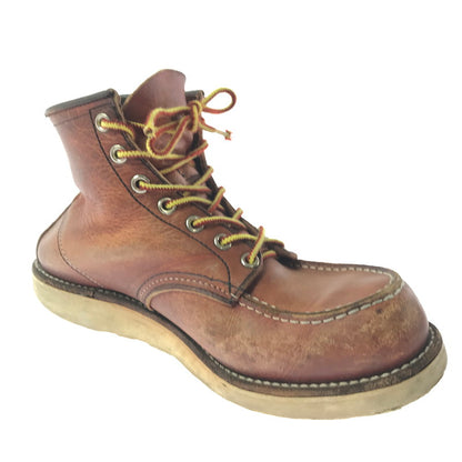 【現状渡し品】【メンズ】 RED WING レッドウィング 00's IRISH SETTER 6-INCH MOC BROWN 8131 2000年代 アイリッシュ セッター 6インチ モック ブーツ 靴 164-260923-rt-30-tagh サイズ：US7 1/2 カラー：ブラウン 万代Net店