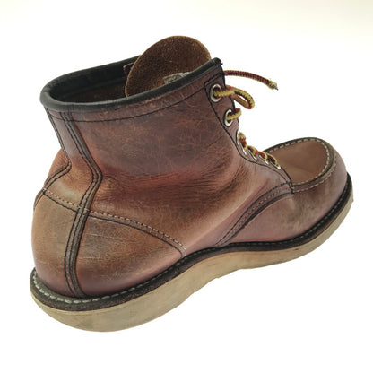 【現状渡し品】【メンズ】 RED WING レッドウィング 00's IRISH SETTER 6-INCH MOC BROWN 8131 2000年代 アイリッシュ セッター 6インチ モック ブーツ 靴 164-260923-rt-30-tagh サイズ：US7 1/2 カラー：ブラウン 万代Net店