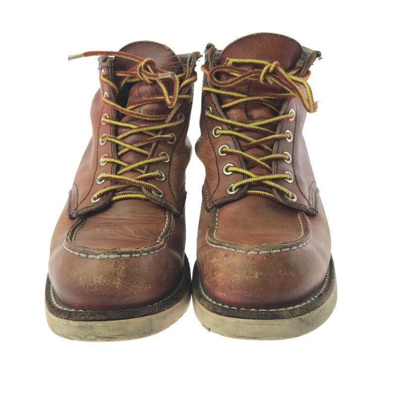 【現状渡し品】【メンズ】 RED WING レッドウィング 00's IRISH SETTER 6-INCH MOC BROWN 8131 2000年代 アイリッシュ セッター 6インチ モック ブーツ 靴 164-260923-rt-30-tagh サイズ：US7 1/2 カラー：ブラウン 万代Net店