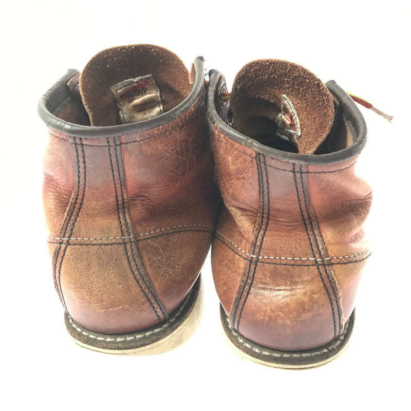 【現状渡し品】【メンズ】 RED WING レッドウィング 00's IRISH SETTER 6-INCH MOC BROWN 8131 2000年代 アイリッシュ セッター 6インチ モック ブーツ 靴 164-260923-rt-30-tagh サイズ：US7 1/2 カラー：ブラウン 万代Net店