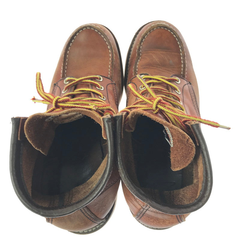 【現状渡し品】【メンズ】 RED WING レッドウィング 00's IRISH SETTER 6-INCH MOC BROWN 8131 2000年代 アイリッシュ セッター 6インチ モック ブーツ 靴 164-260923-rt-30-tagh サイズ：US7 1/2 カラー：ブラウン 万代Net店