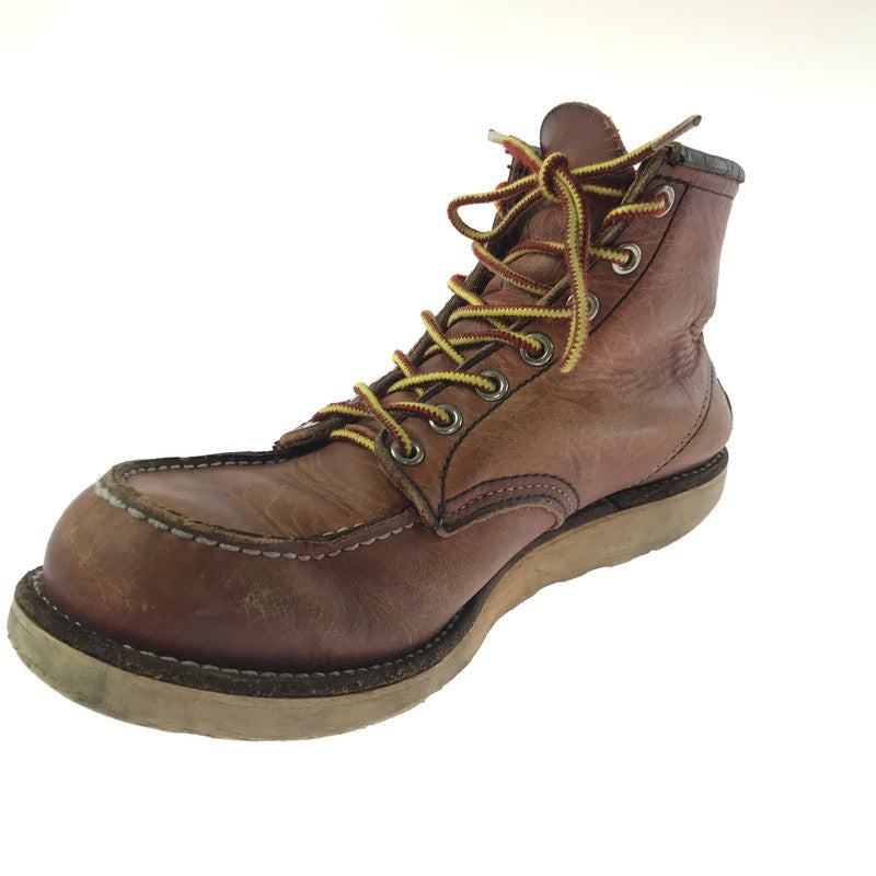 【現状渡し品】【メンズ】 RED WING レッドウィング 00's IRISH SETTER 6-INCH MOC BROWN 8131 2000年代 アイリッシュ セッター 6インチ モック ブーツ 靴 164-260923-rt-30-tagh サイズ：US7 1/2 カラー：ブラウン 万代Net店