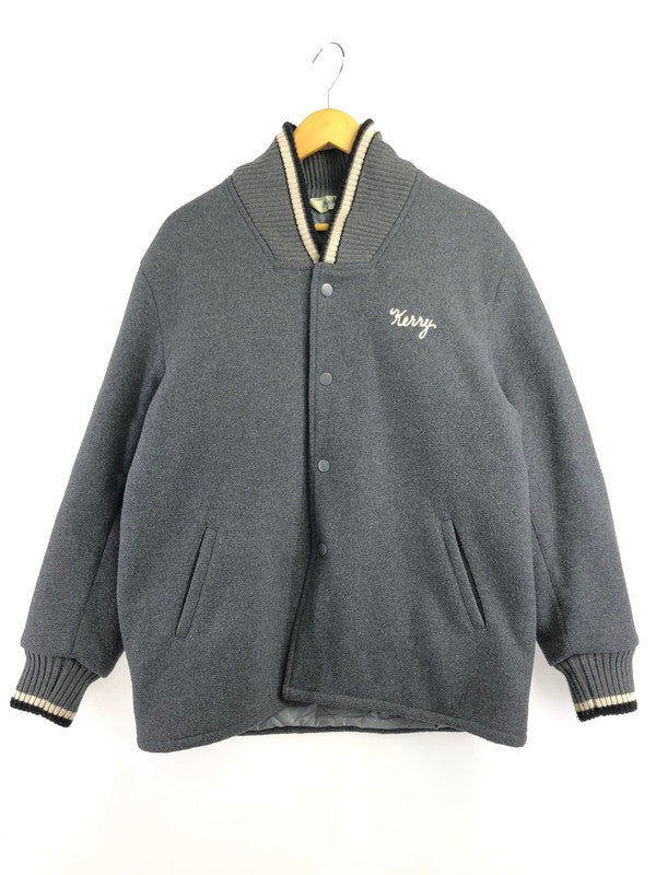 【中古品】【メンズ】 BACKERS バッカーズ WOOL STUDIUM JACKET K78-3389 ウール スタジアム ジャケット スタジャン アウター 145-260912-na-18-tagh サイズ：M カラー：グレー 万代Net店