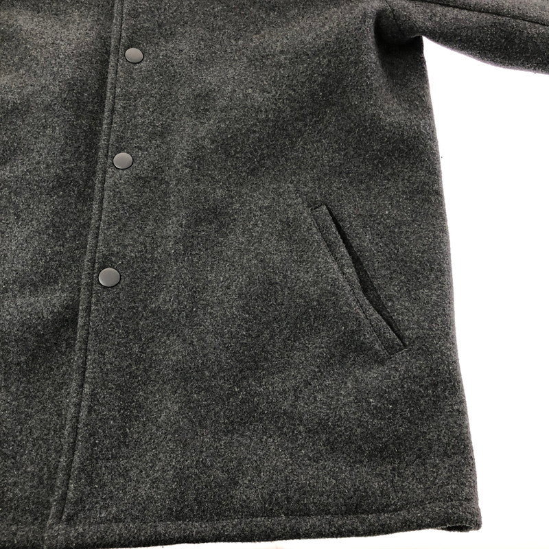 【中古品】【メンズ】 BACKERS バッカーズ WOOL STUDIUM JACKET K78-3389 ウール スタジアム ジャケット スタジャン アウター 145-260912-na-18-tagh サイズ：M カラー：グレー 万代Net店
