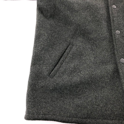 【中古品】【メンズ】 BACKERS バッカーズ WOOL STUDIUM JACKET K78-3389 ウール スタジアム ジャケット スタジャン アウター 145-260912-na-18-tagh サイズ：M カラー：グレー 万代Net店