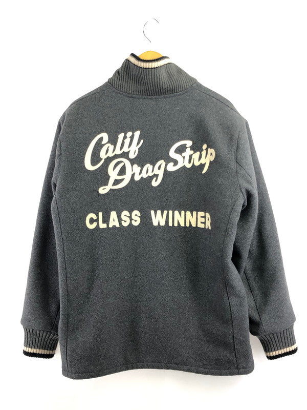 【中古品】【メンズ】 BACKERS バッカーズ WOOL STUDIUM JACKET K78-3389 ウール スタジアム ジャケット スタジャン アウター 145-260912-na-18-tagh サイズ：M カラー：グレー 万代Net店