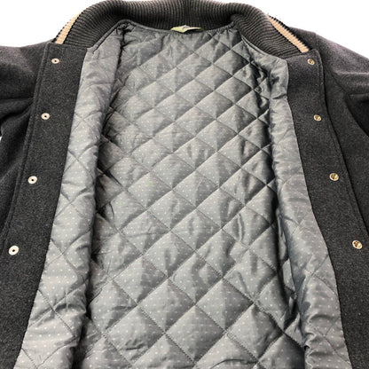 【中古品】【メンズ】 BACKERS バッカーズ WOOL STUDIUM JACKET K78-3389 ウール スタジアム ジャケット スタジャン アウター 145-260912-na-18-tagh サイズ：M カラー：グレー 万代Net店